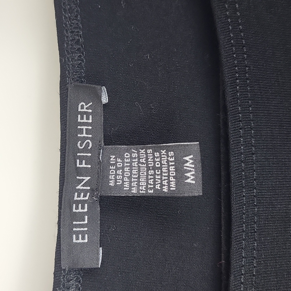 Eileen Fisher Classic Black Long Sleeve Dress. Size‎ M - Picture 6 of 10